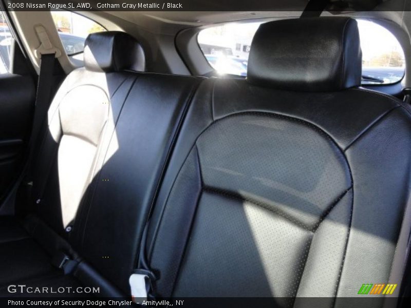 Gotham Gray Metallic / Black 2008 Nissan Rogue SL AWD