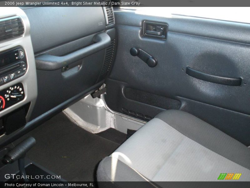 Bright Silver Metallic / Dark Slate Gray 2006 Jeep Wrangler Unlimited 4x4