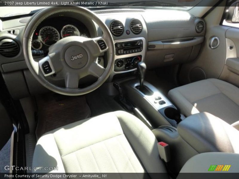 Light Khaki Metallic / Khaki 2007 Jeep Liberty Limited 4x4