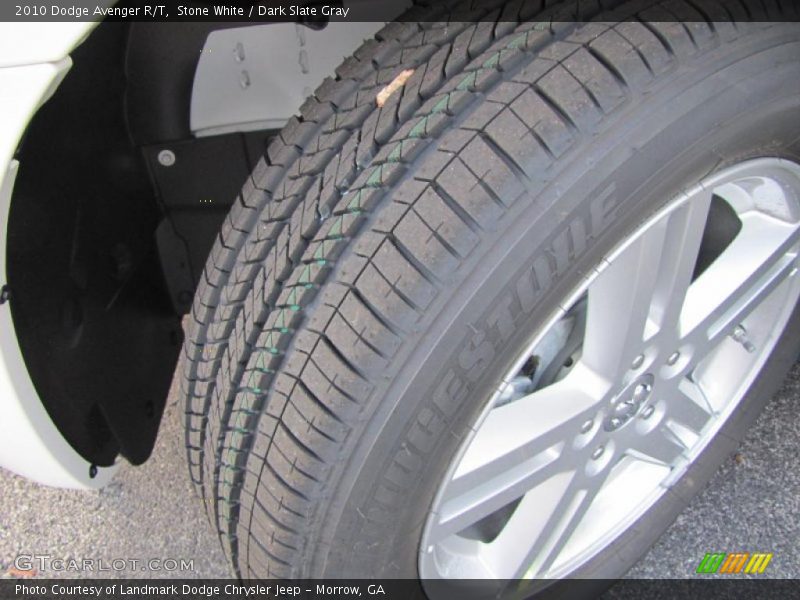 Stone White / Dark Slate Gray 2010 Dodge Avenger R/T