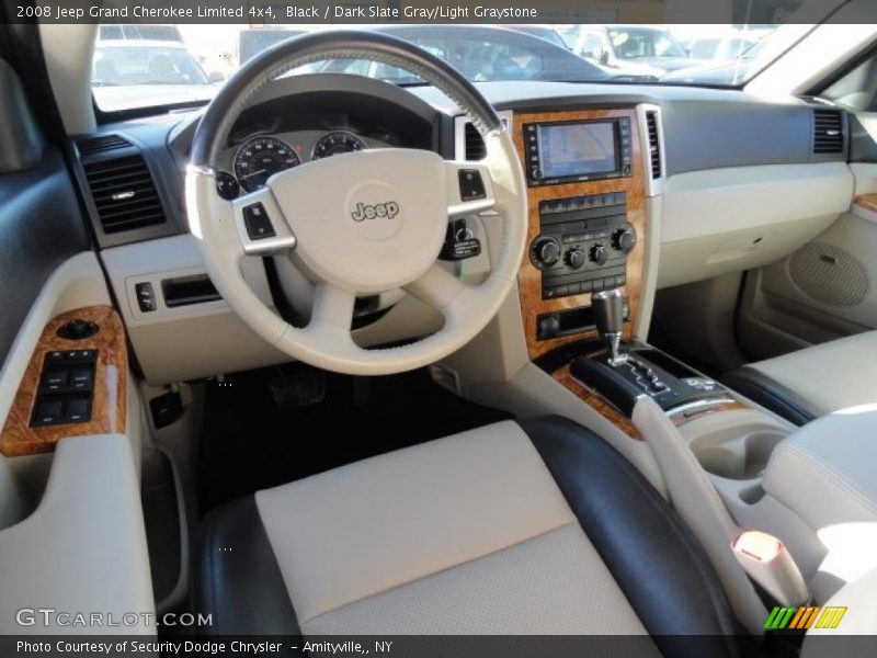 Dark Slate Gray/Light Graystone Interior - 2008 Grand Cherokee Limited 4x4 