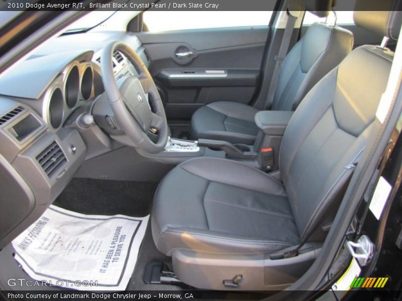  2010 Avenger R/T Dark Slate Gray Interior