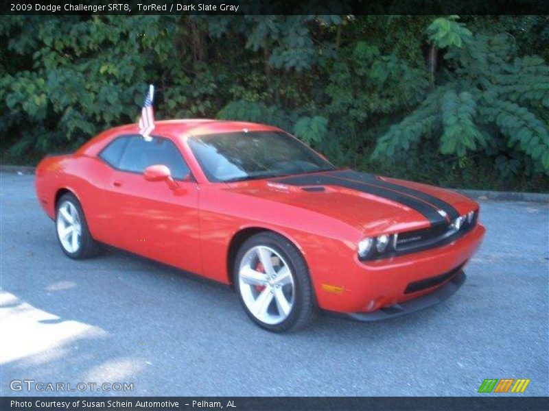 TorRed / Dark Slate Gray 2009 Dodge Challenger SRT8