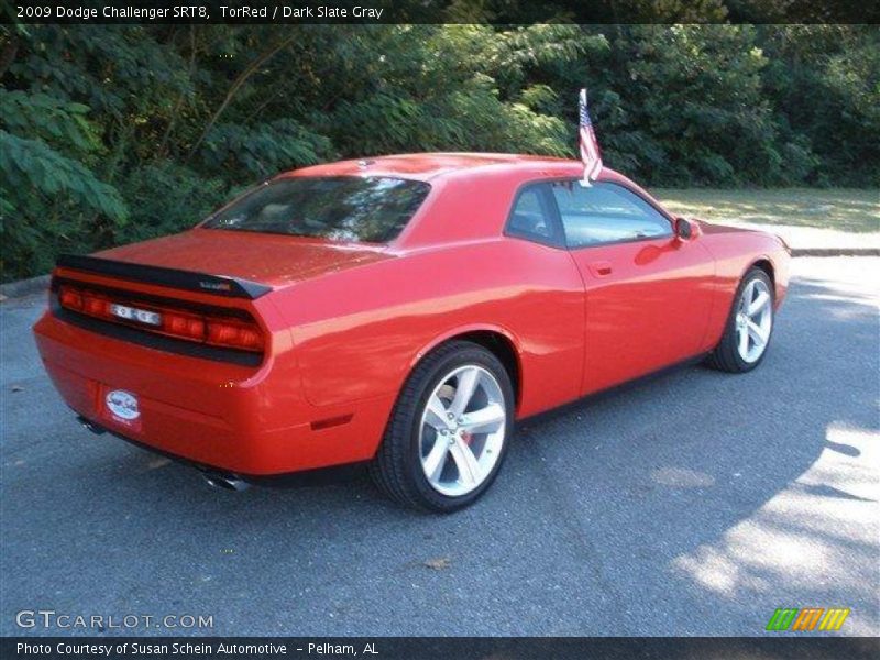 TorRed / Dark Slate Gray 2009 Dodge Challenger SRT8