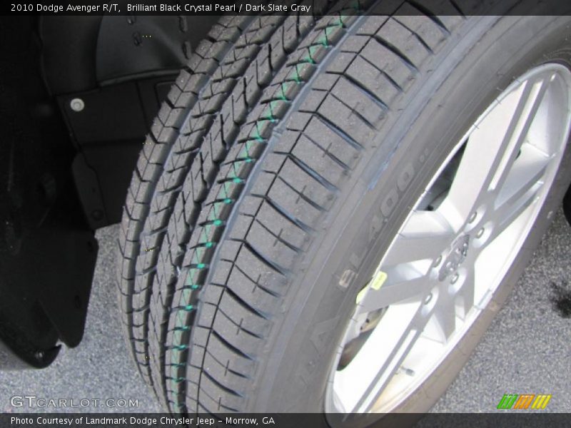 Brilliant Black Crystal Pearl / Dark Slate Gray 2010 Dodge Avenger R/T
