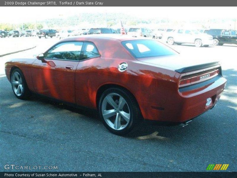 TorRed / Dark Slate Gray 2009 Dodge Challenger SRT8