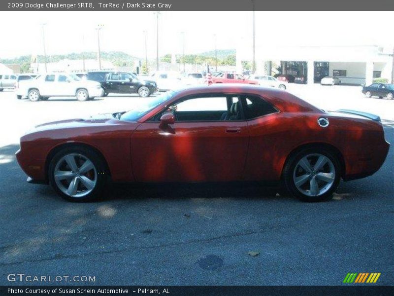 TorRed / Dark Slate Gray 2009 Dodge Challenger SRT8