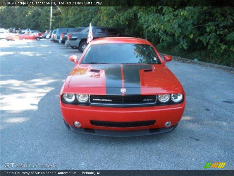 TorRed / Dark Slate Gray 2009 Dodge Challenger SRT8