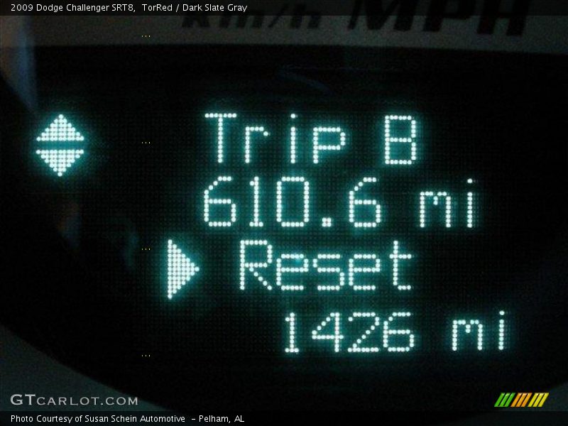 TorRed / Dark Slate Gray 2009 Dodge Challenger SRT8
