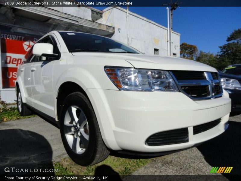 Stone White / Dark Slate Gray/Light Graystone 2009 Dodge Journey SXT