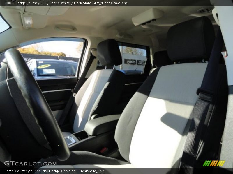 Stone White / Dark Slate Gray/Light Graystone 2009 Dodge Journey SXT