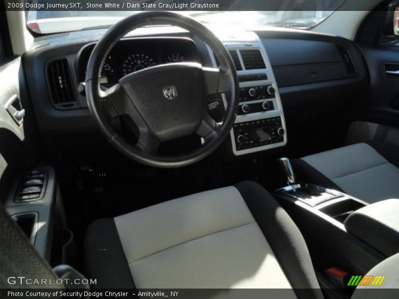 Stone White / Dark Slate Gray/Light Graystone 2009 Dodge Journey SXT