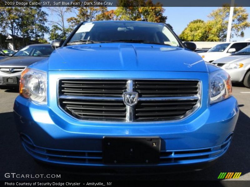 Surf Blue Pearl / Dark Slate Gray 2009 Dodge Caliber SXT