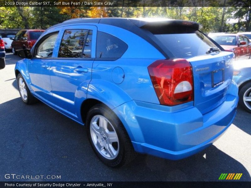 Surf Blue Pearl / Dark Slate Gray 2009 Dodge Caliber SXT