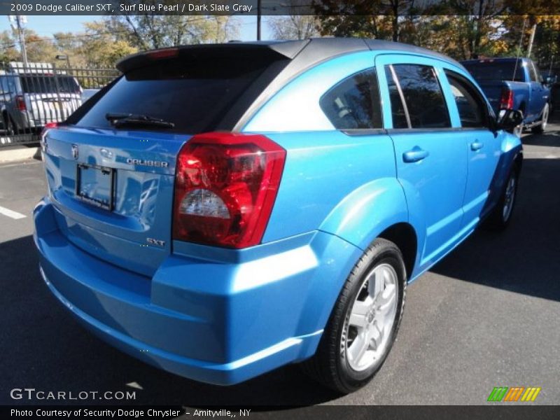 Surf Blue Pearl / Dark Slate Gray 2009 Dodge Caliber SXT