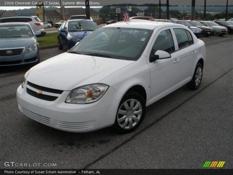 Summit White / Ebony 2009 Chevrolet Cobalt LT Sedan