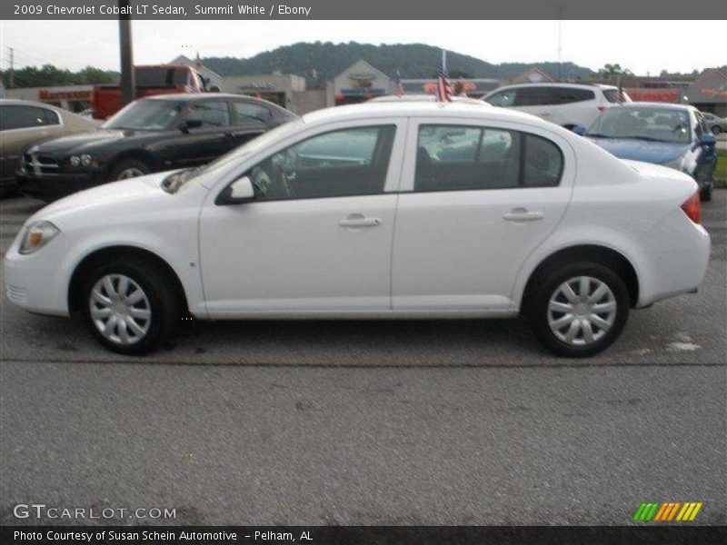 Summit White / Ebony 2009 Chevrolet Cobalt LT Sedan