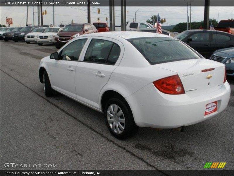 Summit White / Ebony 2009 Chevrolet Cobalt LT Sedan