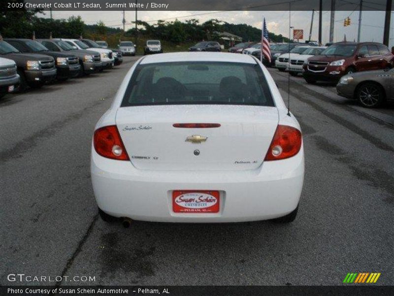 Summit White / Ebony 2009 Chevrolet Cobalt LT Sedan