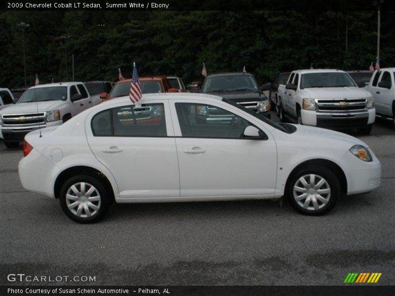 Summit White / Ebony 2009 Chevrolet Cobalt LT Sedan