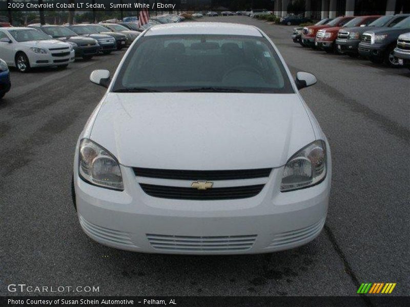 Summit White / Ebony 2009 Chevrolet Cobalt LT Sedan