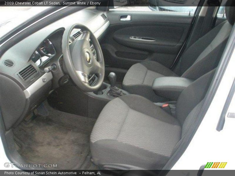 Summit White / Ebony 2009 Chevrolet Cobalt LT Sedan