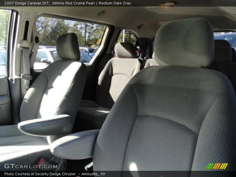 Inferno Red Crystal Pearl / Medium Slate Gray 2007 Dodge Caravan SXT