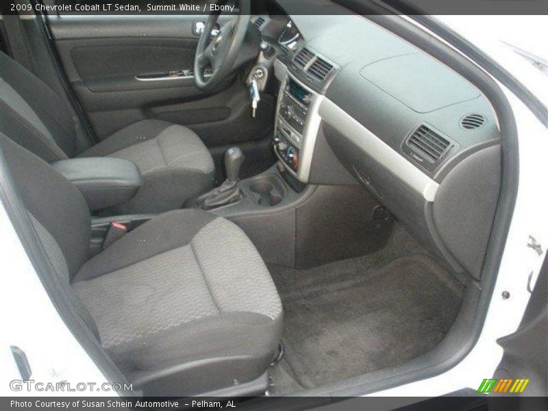 Summit White / Ebony 2009 Chevrolet Cobalt LT Sedan