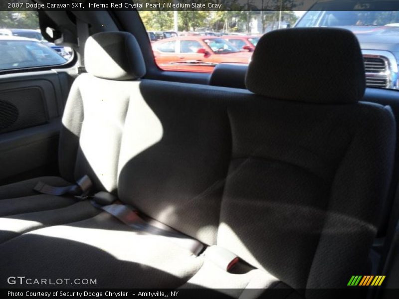 Inferno Red Crystal Pearl / Medium Slate Gray 2007 Dodge Caravan SXT