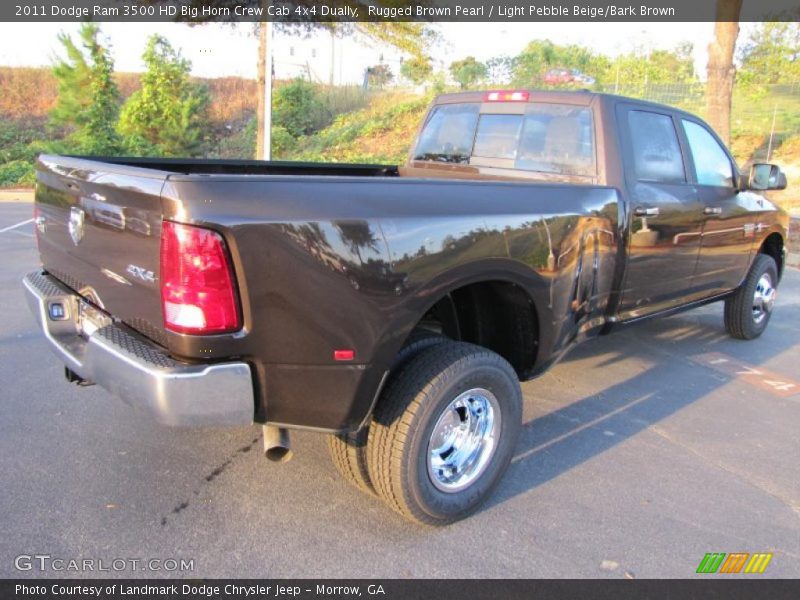 Rugged Brown Pearl / Light Pebble Beige/Bark Brown 2011 Dodge Ram 3500 HD Big Horn Crew Cab 4x4 Dually