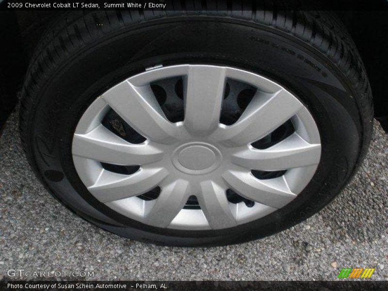 Summit White / Ebony 2009 Chevrolet Cobalt LT Sedan