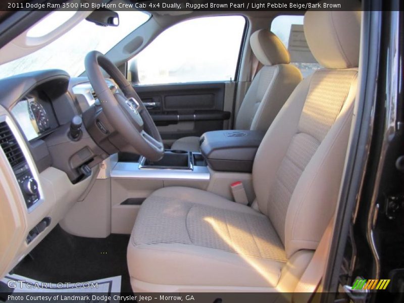  2011 Ram 3500 HD Big Horn Crew Cab 4x4 Dually Light Pebble Beige/Bark Brown Interior