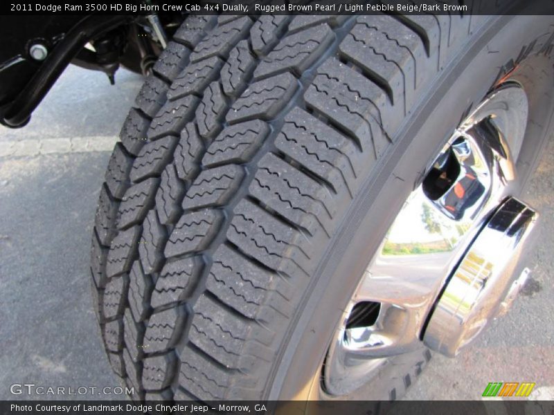 Rugged Brown Pearl / Light Pebble Beige/Bark Brown 2011 Dodge Ram 3500 HD Big Horn Crew Cab 4x4 Dually