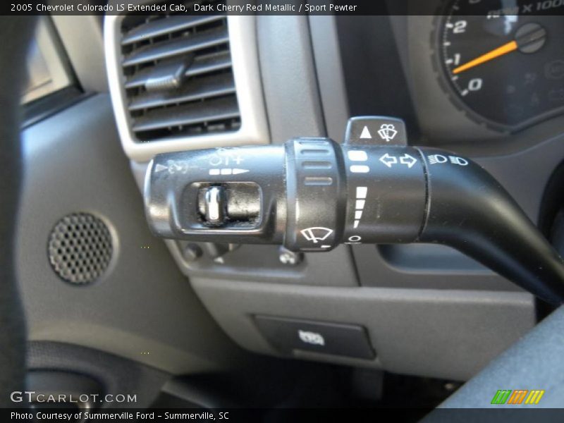 Dark Cherry Red Metallic / Sport Pewter 2005 Chevrolet Colorado LS Extended Cab
