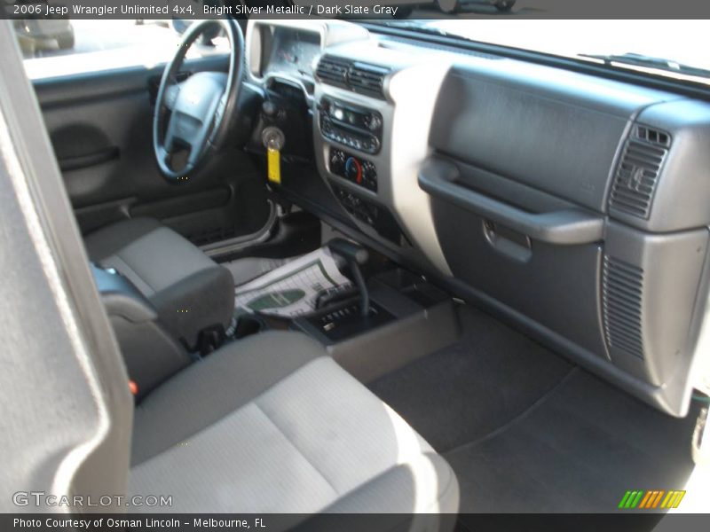 Bright Silver Metallic / Dark Slate Gray 2006 Jeep Wrangler Unlimited 4x4