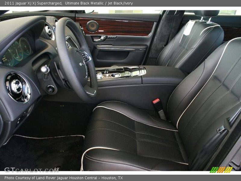  2011 XJ XJ Supercharged Jet Black/Ivory Interior