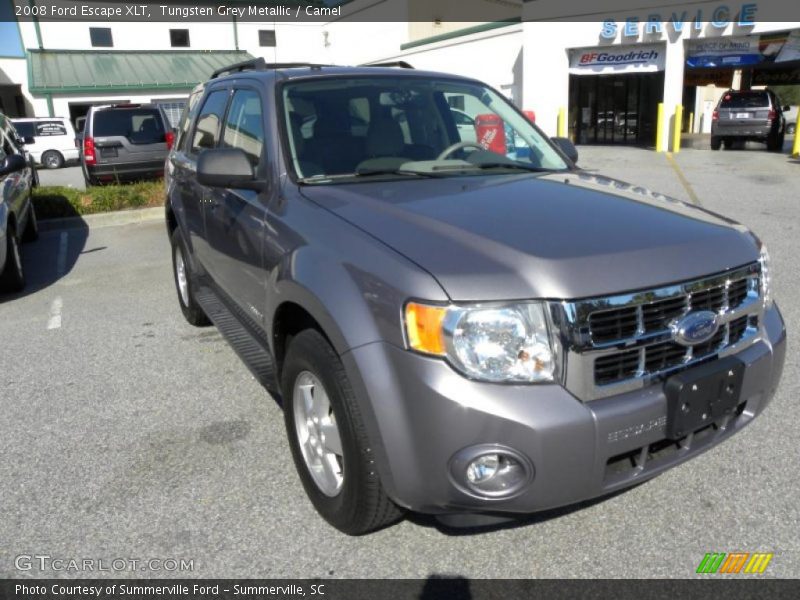 Tungsten Grey Metallic / Camel 2008 Ford Escape XLT