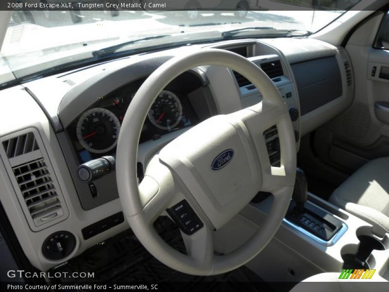Tungsten Grey Metallic / Camel 2008 Ford Escape XLT