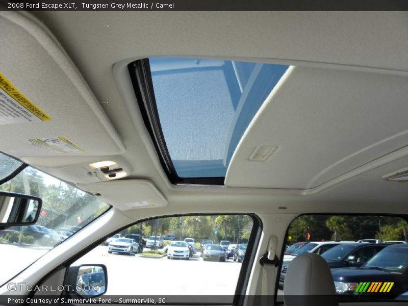 Tungsten Grey Metallic / Camel 2008 Ford Escape XLT