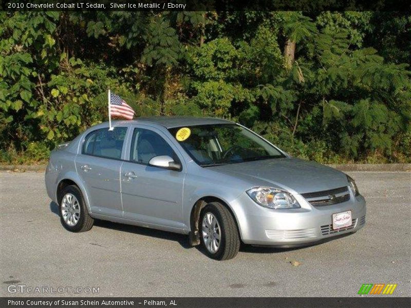 Silver Ice Metallic / Ebony 2010 Chevrolet Cobalt LT Sedan