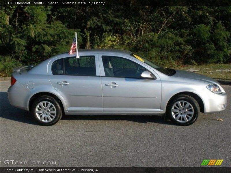 Silver Ice Metallic / Ebony 2010 Chevrolet Cobalt LT Sedan