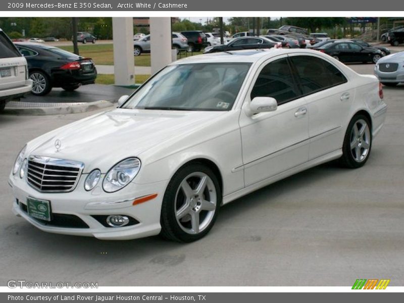 Arctic White / Cashmere 2009 Mercedes-Benz E 350 Sedan