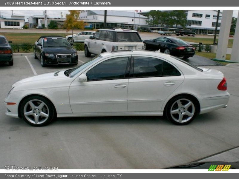 Arctic White / Cashmere 2009 Mercedes-Benz E 350 Sedan