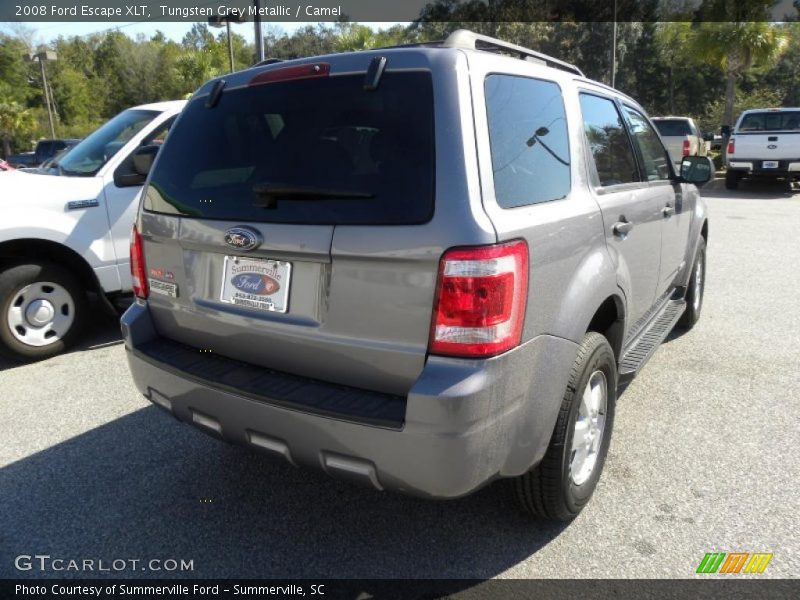 Tungsten Grey Metallic / Camel 2008 Ford Escape XLT