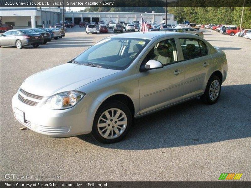 Silver Ice Metallic / Ebony 2010 Chevrolet Cobalt LT Sedan