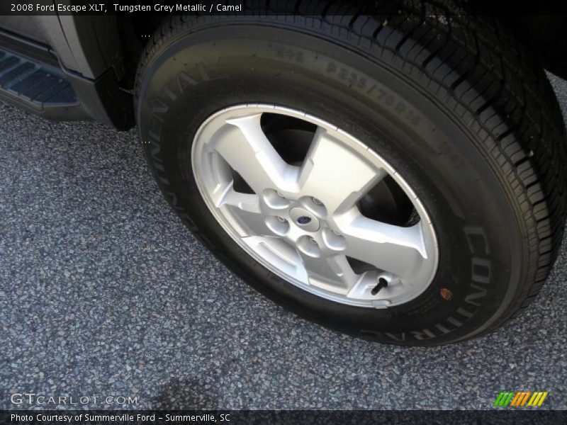 Tungsten Grey Metallic / Camel 2008 Ford Escape XLT