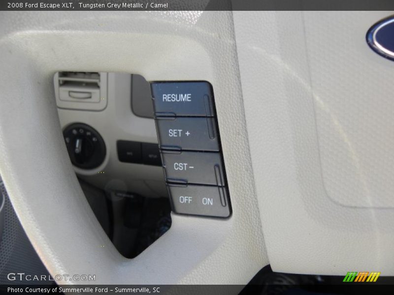 Tungsten Grey Metallic / Camel 2008 Ford Escape XLT