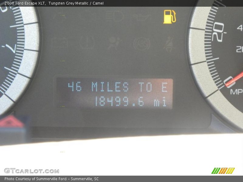 Tungsten Grey Metallic / Camel 2008 Ford Escape XLT