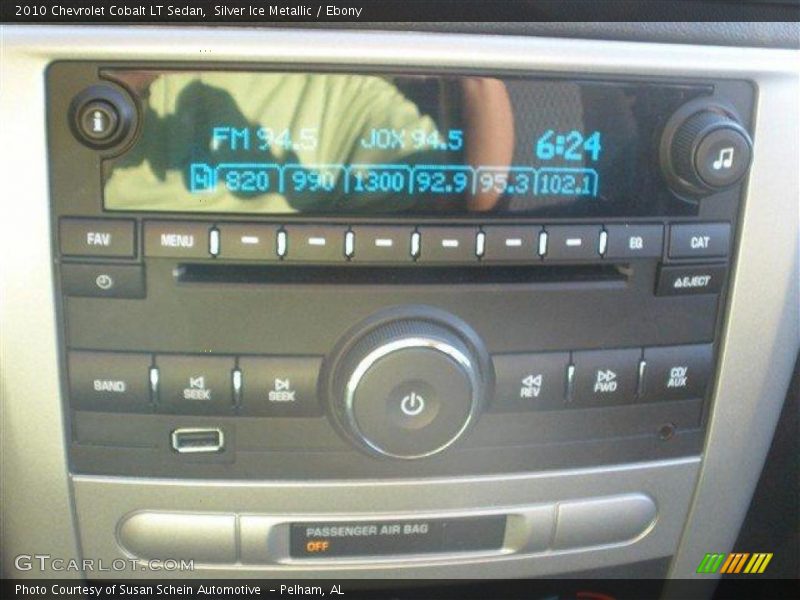 Silver Ice Metallic / Ebony 2010 Chevrolet Cobalt LT Sedan