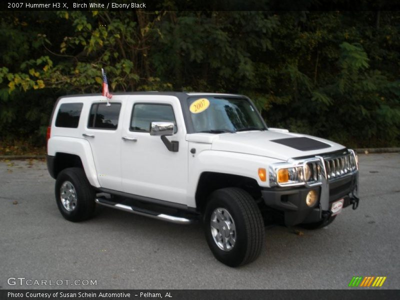 Birch White / Ebony Black 2007 Hummer H3 X